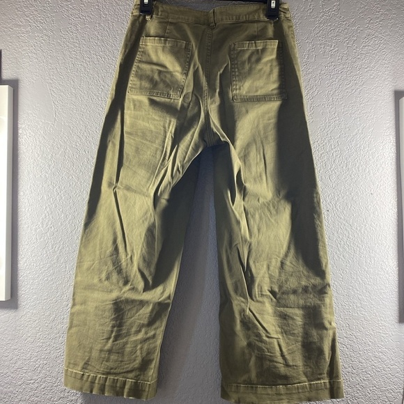 Forever 21 Green Capri Wide Leg High Waisted Pants - Picture 10 of 14